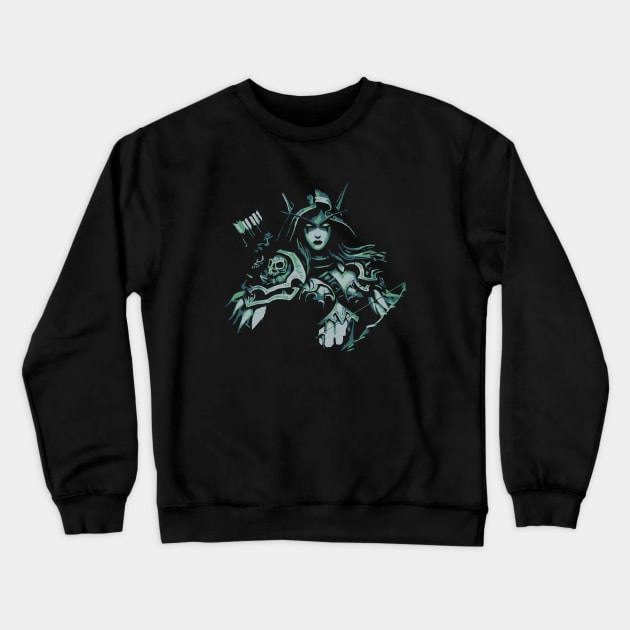 Sylvanas Windrunner Crewneck Sweatshirt by IamValkyrie